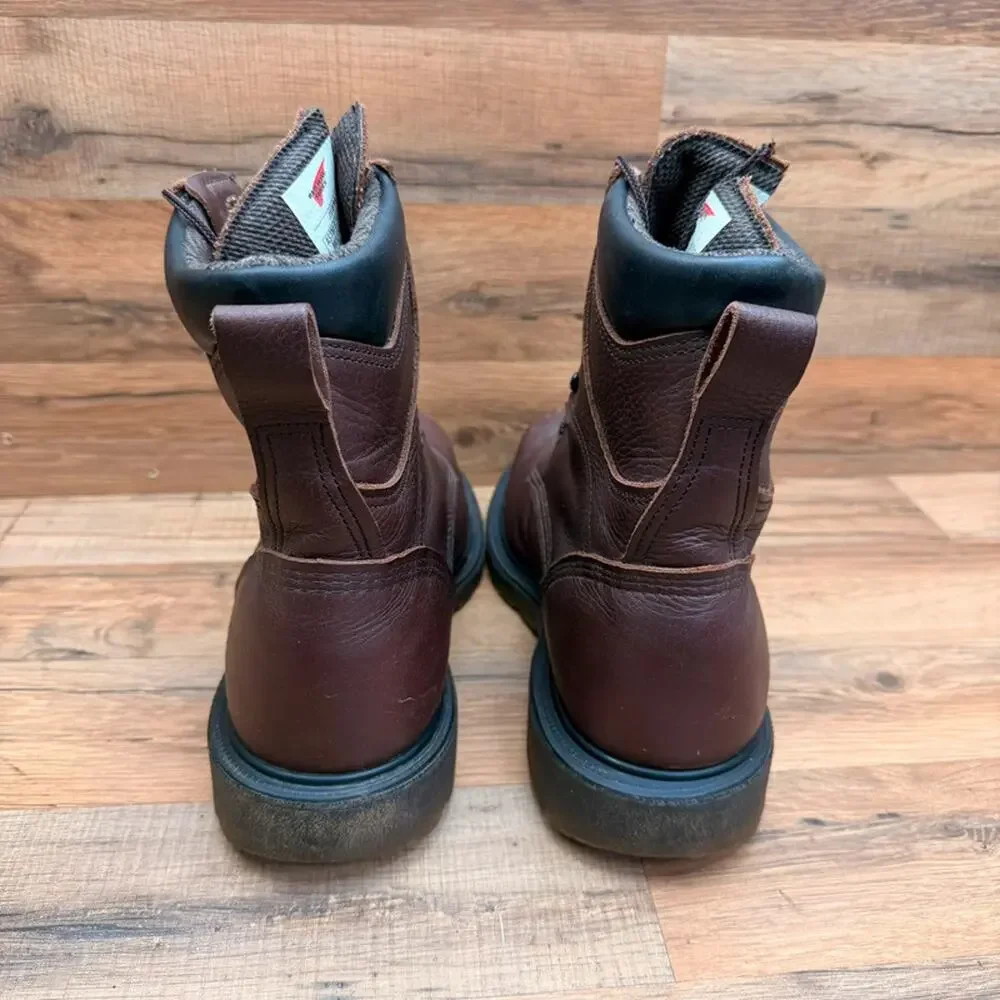 Red Wing Boots Men's size 11.5  Brown Leather Waterproof Soft Toe